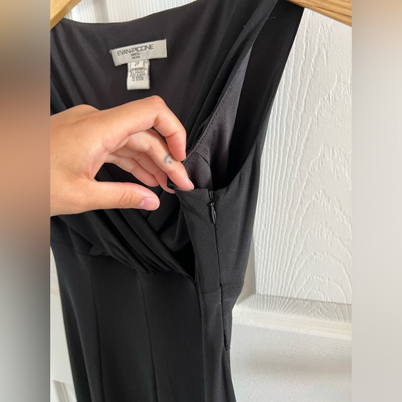 Evan Picone classic black dress - Picture 3 of 4